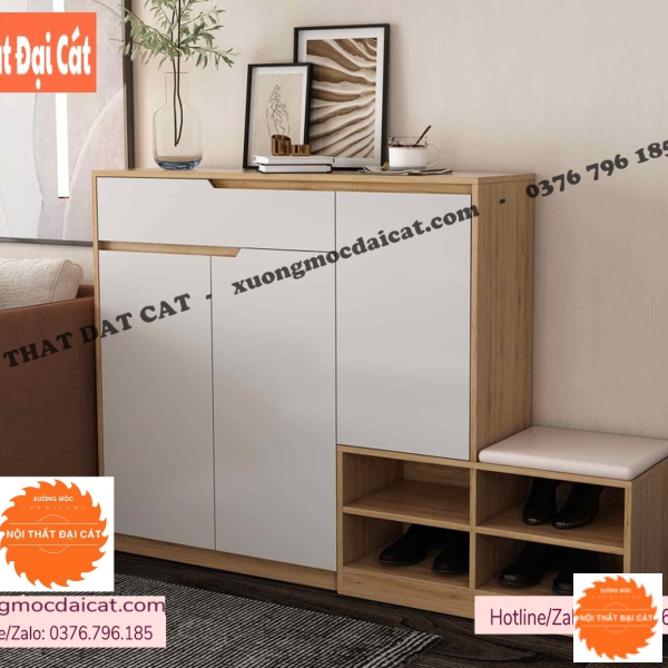Tủ giày gỗ phong cách đẹp TG225