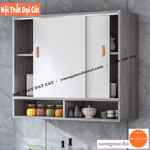Tủ bếp nhỏ treo tường cánh trượt TBN084