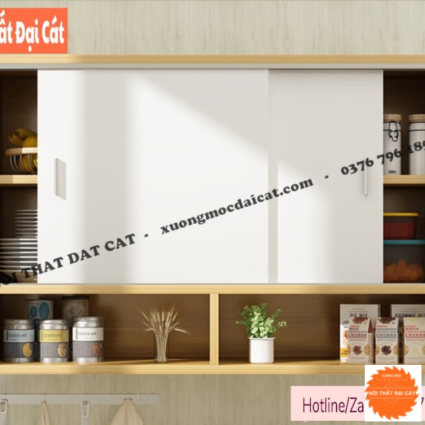 Tủ bếp nhỏ treo tường cánh trượt TBN084