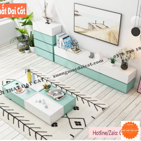 Kệ tivi gỗ MDF tiện dụng KTV414