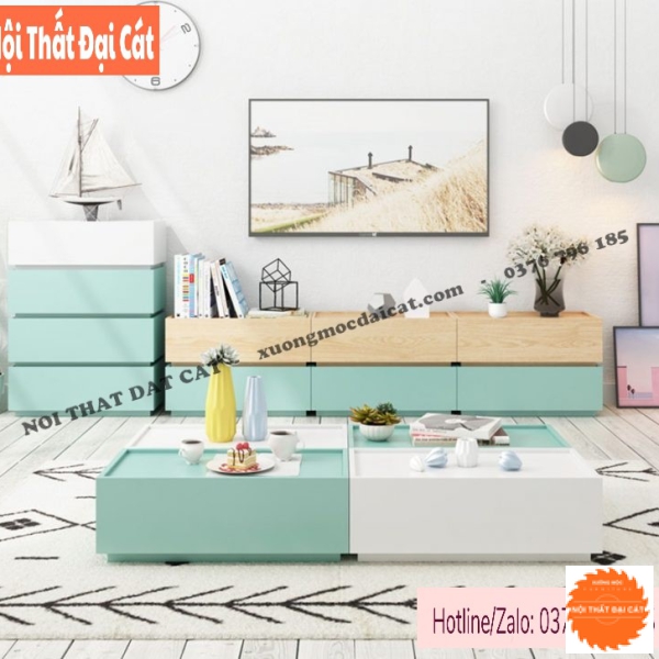 Kệ tivi gỗ MDF tiện dụng KTV414
