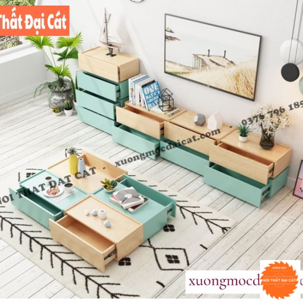 Kệ tivi gỗ MDF tiện dụng KTV414