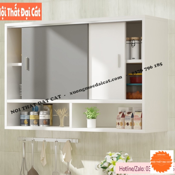 Tủ bếp nhỏ treo tường cánh trượt TBN084