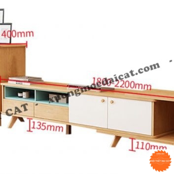 Kệ gỗ để tivi thiết kế thông minh KTV415