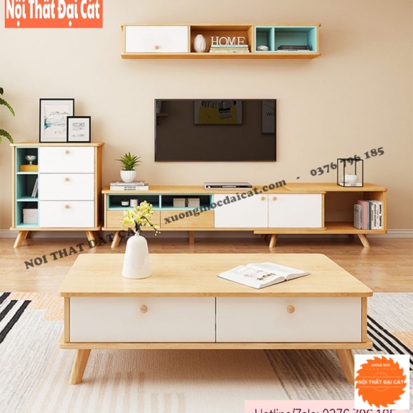 Kệ gỗ để tivi thiết kế thông minh KTV415
