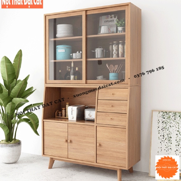 Tủ gỗ đựng đồ nhà bếp TBN085
