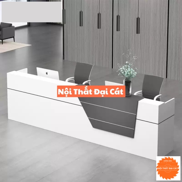 Quầy lễ tân công ty đẹp QLT068