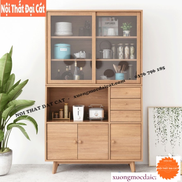Tủ gỗ đựng đồ nhà bếp TBN085