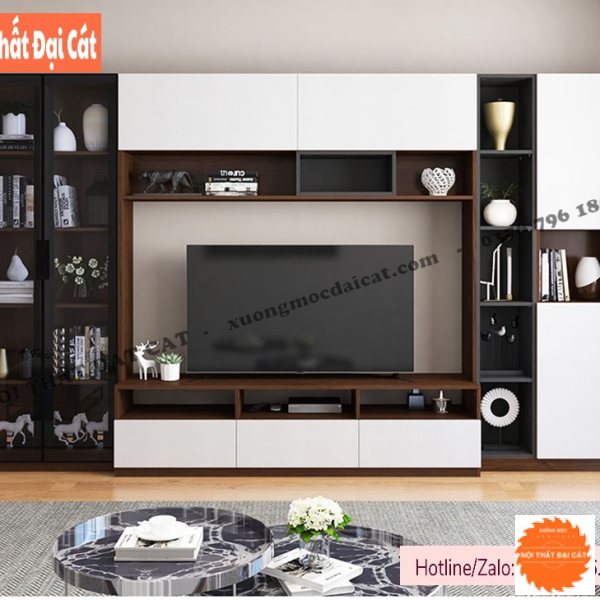 Kệ tivi kết hợp tủ sang trọng KKH105