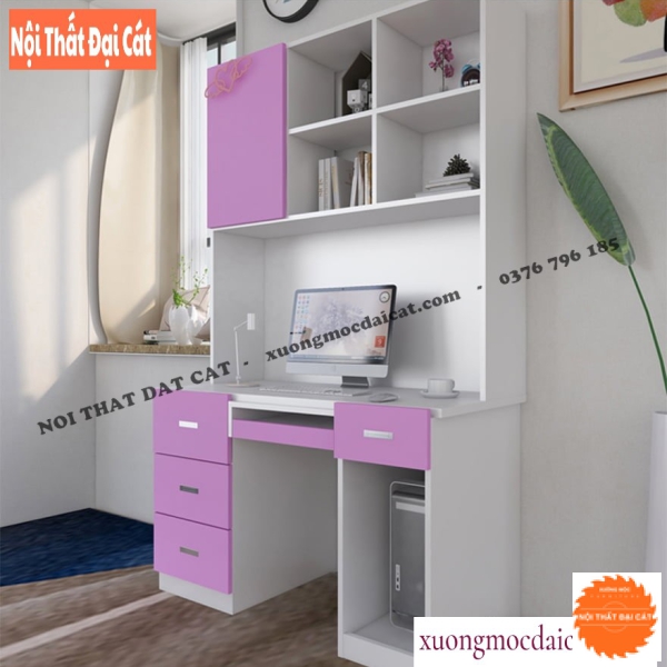Bàn học gỗ công nghiệp tiện nghi cho bé BH068