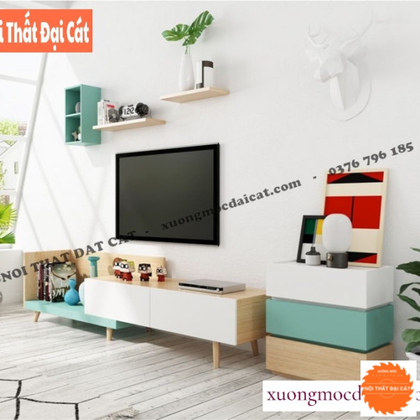 Kệ tivi bằng gỗ thiết kế hiện đại KTV416