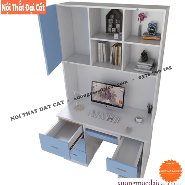 Bàn học gỗ công nghiệp tiện nghi cho bé BH068