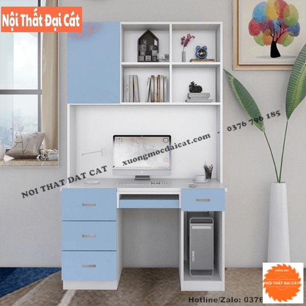 Bàn học gỗ công nghiệp tiện nghi cho bé BH068