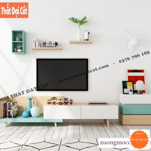 Kệ tivi bằng gỗ thiết kế hiện đại KTV416