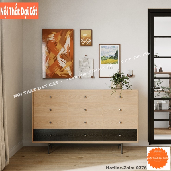 Tủ commost để đồ thiết kế nhiều hộc kéo TC047