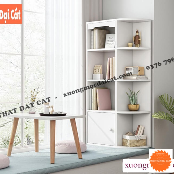 Kệ sách để góc thiết kế tiện lợi KS184