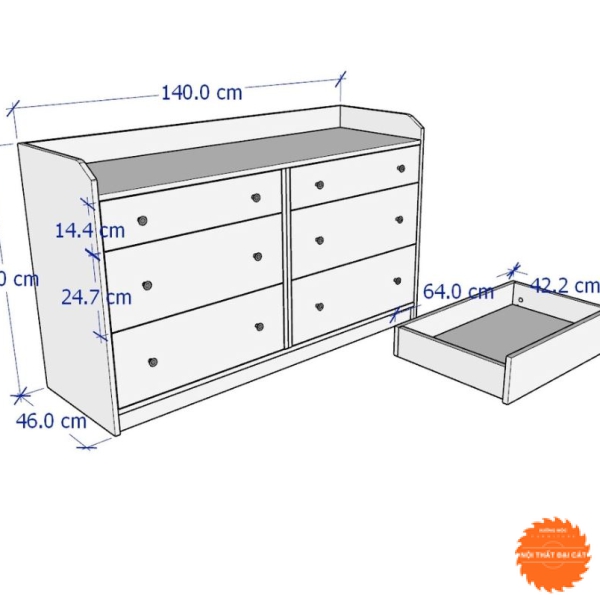 Tủ commost lưu trữ đồ tone trắng hiện đại TC048