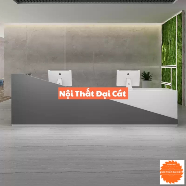 Quầy lễ tân phong cách tối giản QLT070