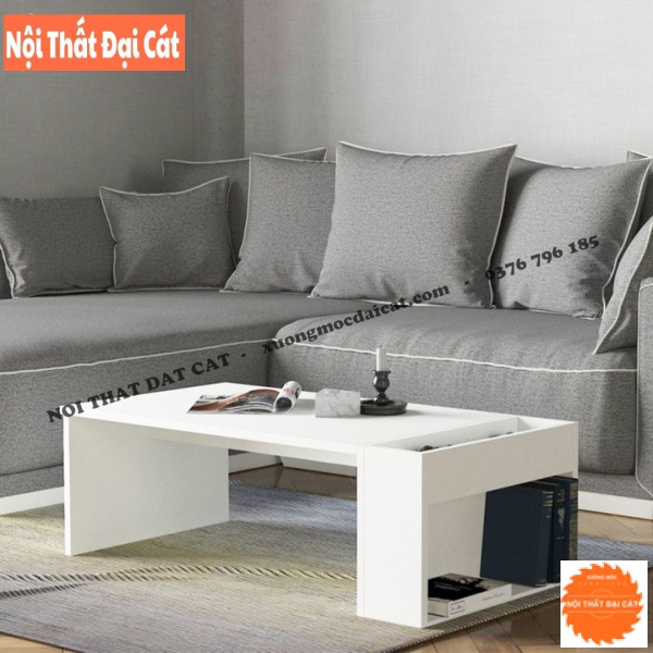 Bàn sofa phòng khách tone trắng BS067