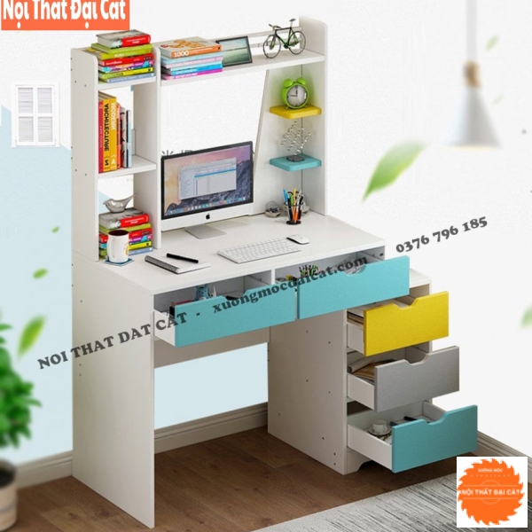Bàn học kèm tab nhiều màu sắc BH070