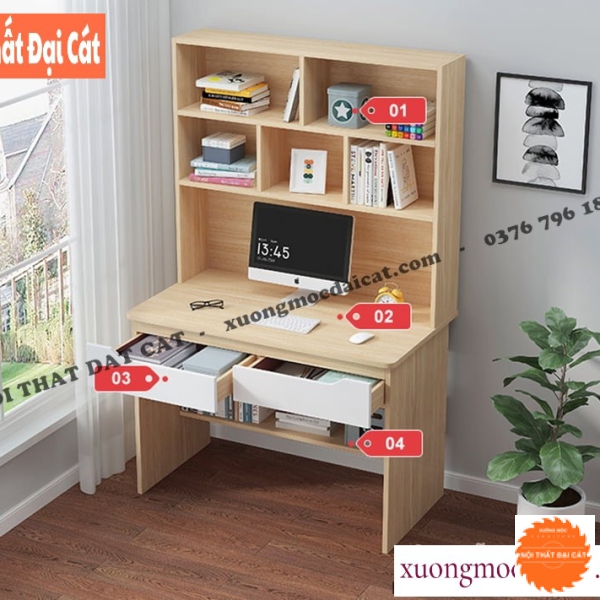 Bàn học nhỏ gọn bằng gỗ công nghiệp BH071