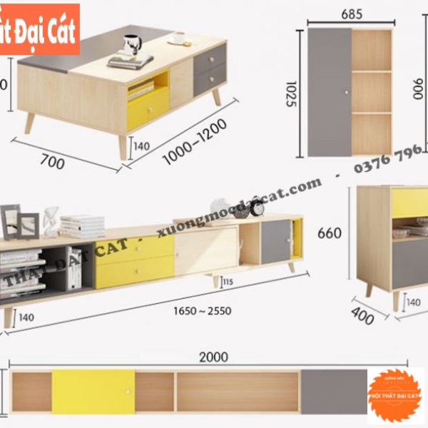Kệ tivi gia đình đa năng KTV418