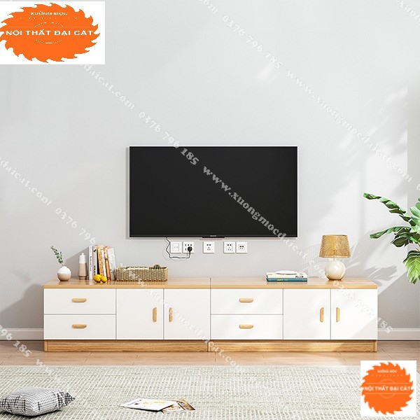 Kệ tivi gỗ nhiều hộc đa chức năng KTV250