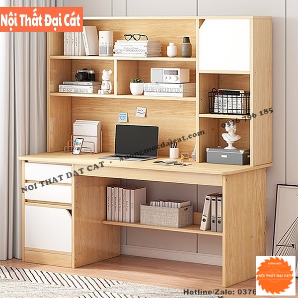 Bàn học sinh liền giá sách đa năng BH073