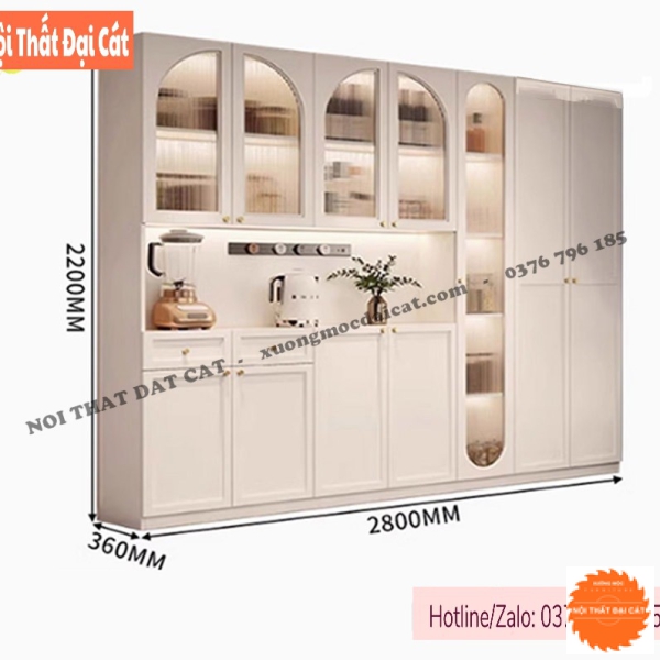 Tủ đựng đồ nhà bếp kiểu dáng sang trọng TBN112