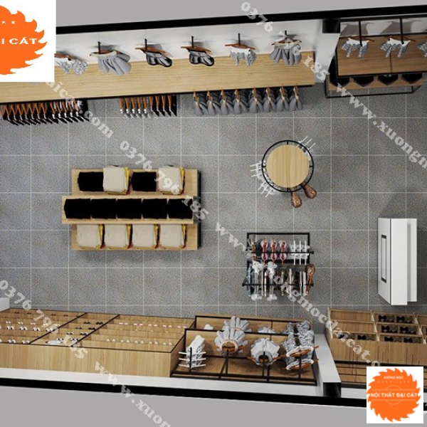 Mẫu thiết kế shop thời trang MS004