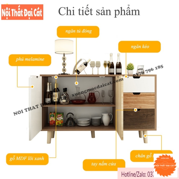 Tủ đựng đồ nhiều ngăn TĐ089