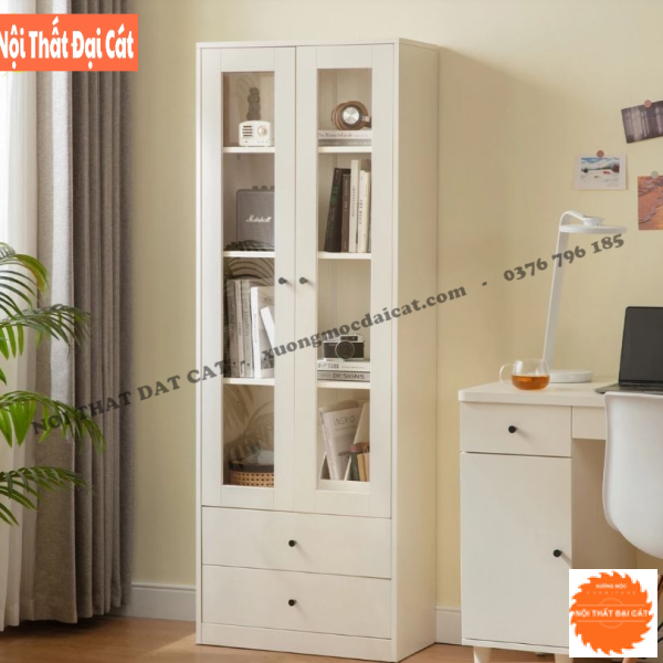 Tủ đựng sách - tài liệu cánh kính KS221
