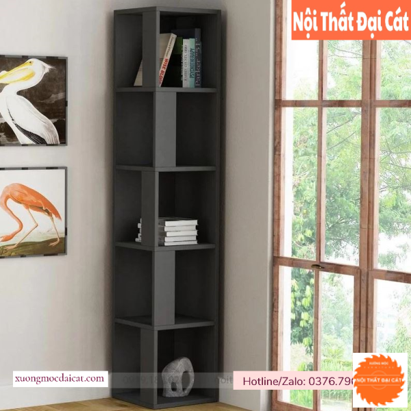 Kệ trang trí ở góc tường KTT133
