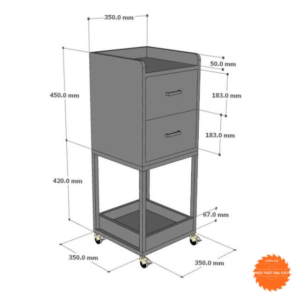 Tủ nhỏ cạnh gương TSL010