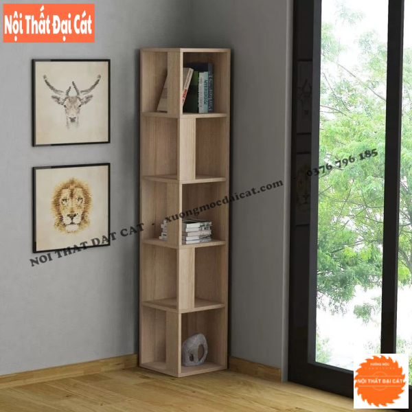 Kệ trang trí ở góc tường KTT133