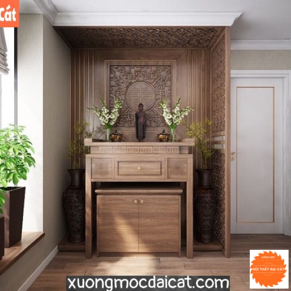 Tủ bàn thờ cho chung cư BT010