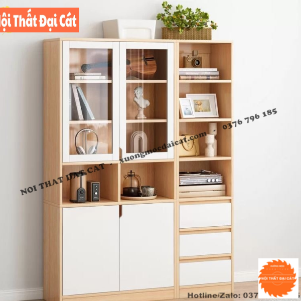 Kệ - tủ để sách, hồ sơ, trang trí cho gia đình KS140