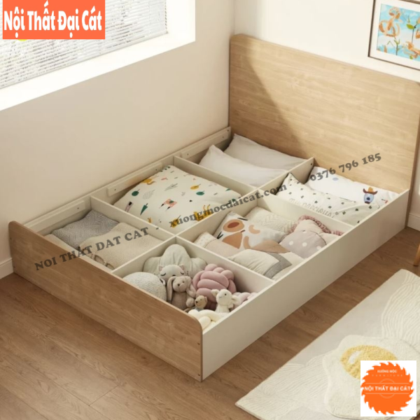 Giường ngủ gỗ hộp MDF G137