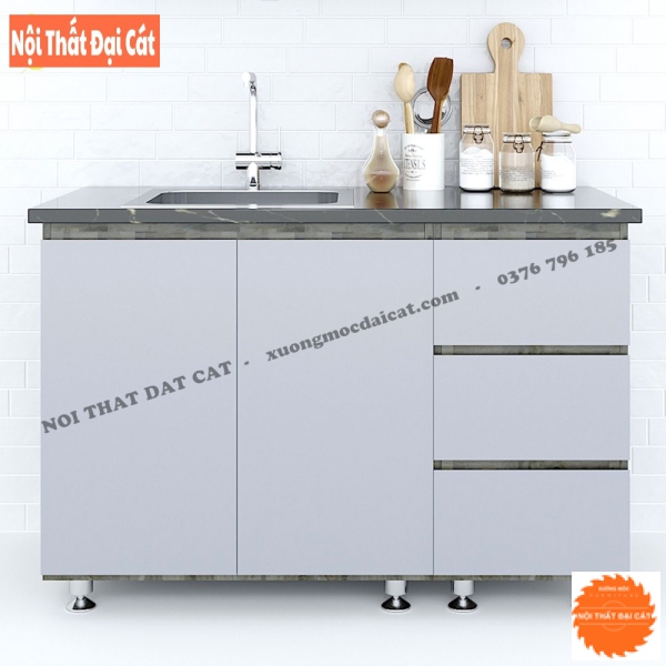 Tủ bếp mini cho căn hộ nhỏ TBMN006