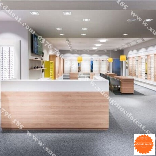 Mẫu thiết kế shop mắt kính MS006