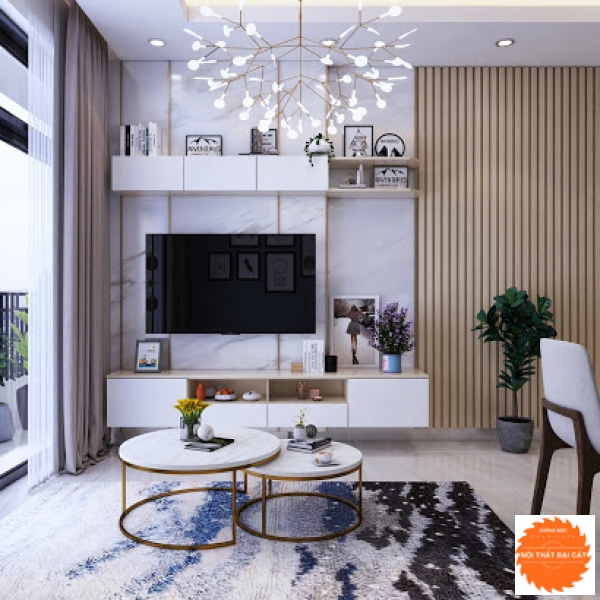 Vách ốp kệ tivi VO006