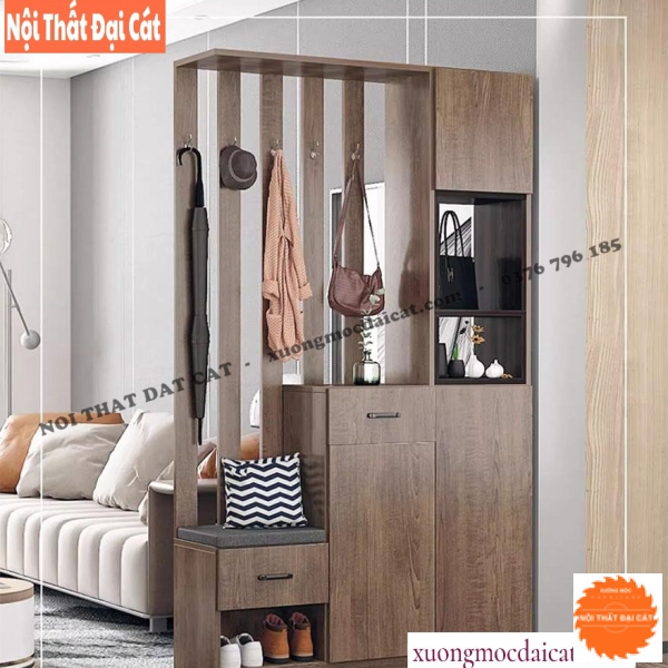 Tủ giày dép kết hợp vách ngăn TG234