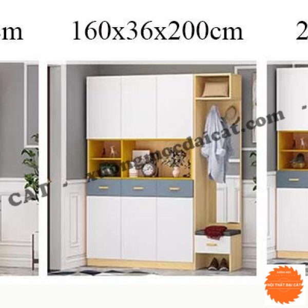 Tủ giày thiết kế đẹp ấn tượng TG236