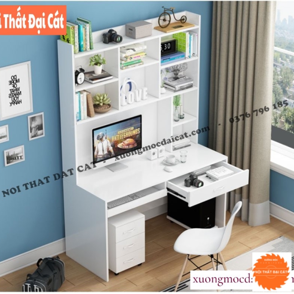 Bàn học kệ sách đa năng BH077