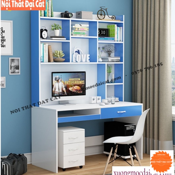 Bàn học kệ sách đa năng BH077