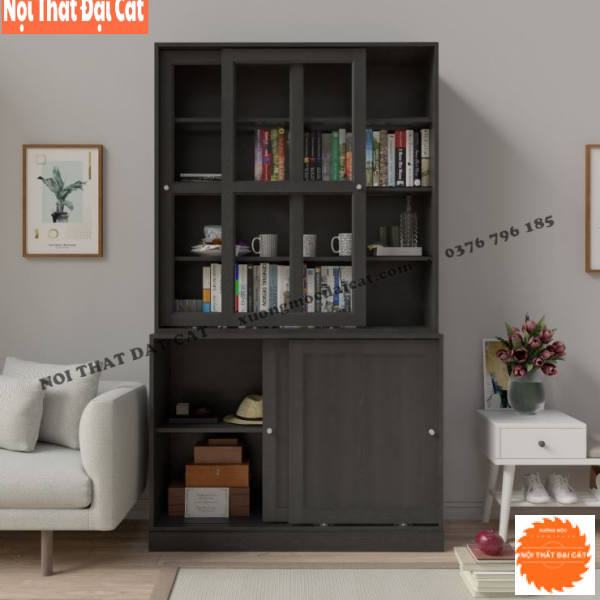 Tủ gỗ lưu trữ sách, đồ vật trang trí TĐ062