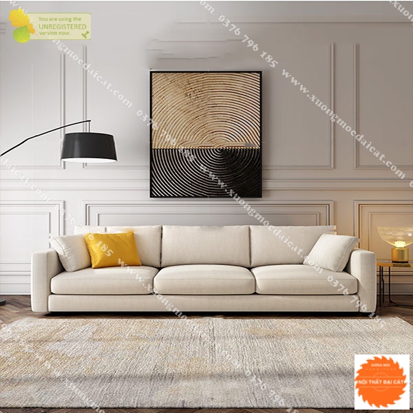 Ghế sofa văng bọc nỉ chất lượng cao