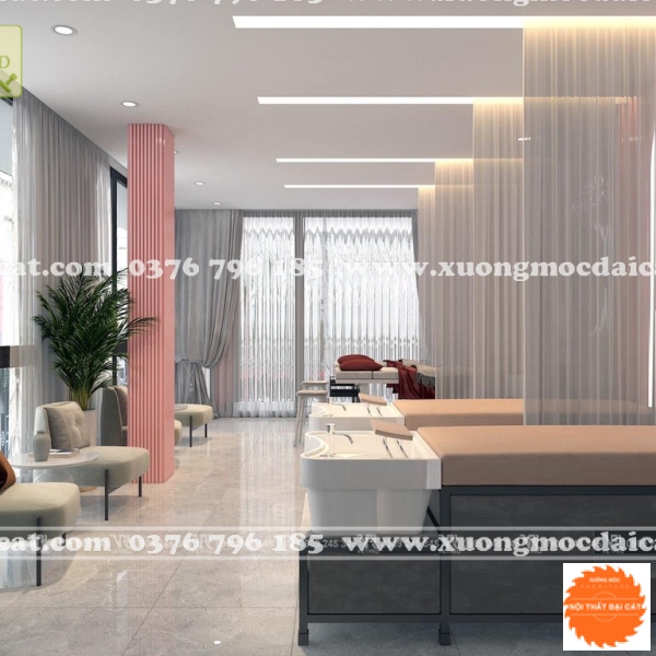 Mẫu thiết kế nội thất Spa - Thẩm mỹ viện MS007
