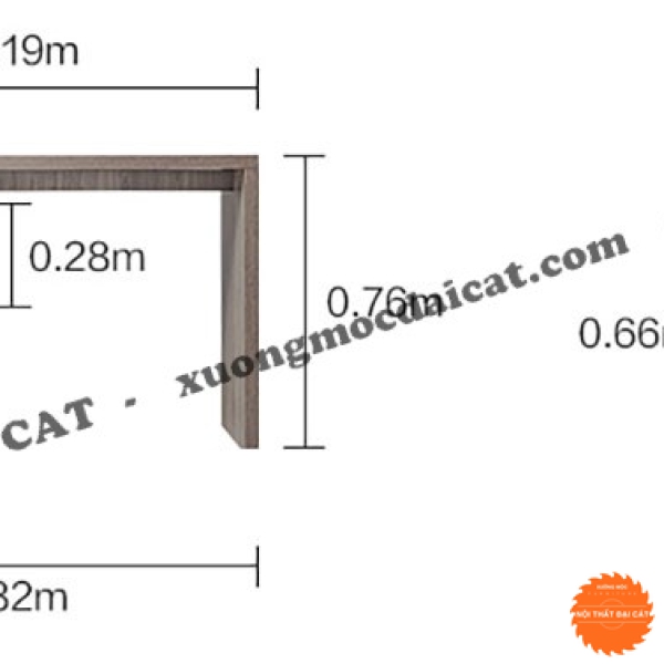 Bàn làm việc tại gia nhỏ gọn BLV132