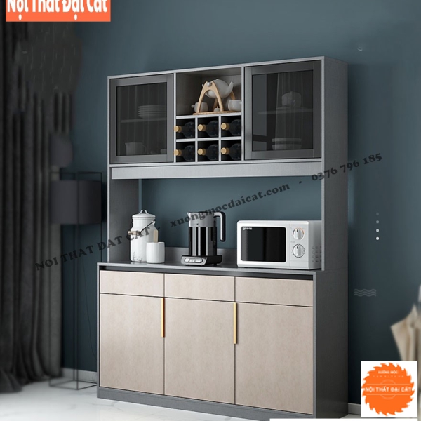 Tủ để đồ nhà bếp bằng gỗ cao cấp TBN098